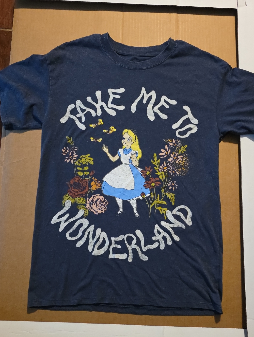 Disney Navy Blue Alice in Wonderland 'Take Me to Wonderland' Graphic Tee